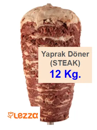 [400012] Lezza Yaprak Döner (STEAK) 12 KG
