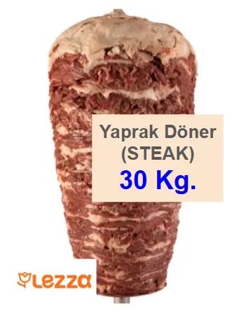 [400030] Lezza Yaprak Döner (STEAK) 30 KG