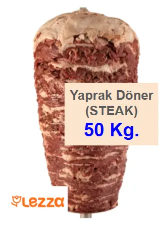 [400050] Lezza Yaprak Döner (STEAK) 50 KG 
