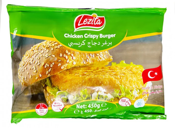[312681] 312681 LEZITA Crispy Chicken Burger 10 x 1080 gr (12 adet x 90gr)