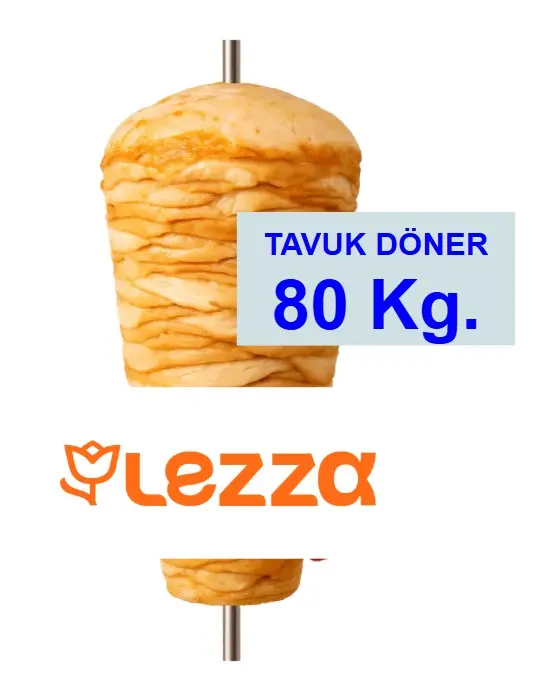 [300080] TAVUK DONER (Lezza) 80 Kg.