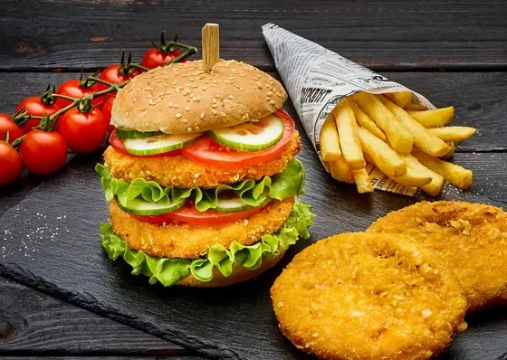 101009 Chicken Burger  in Crunchy Coating