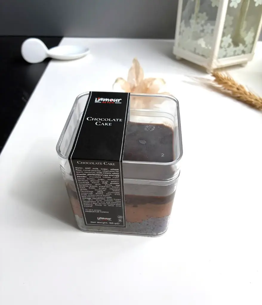 [900415] LAMOUR Chocolate Cup 6 Kutu (Her Kutuda 12x165g) toplam 72 adet (FROZEN)