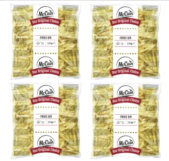[500010] 1000005390 McCain GOLD STAR FRIES 9/9  (4 x 2.5kg)